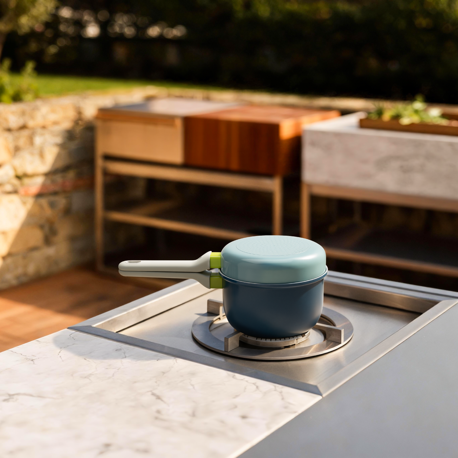 TriNest  3-in-1 Stackable Cookware Set