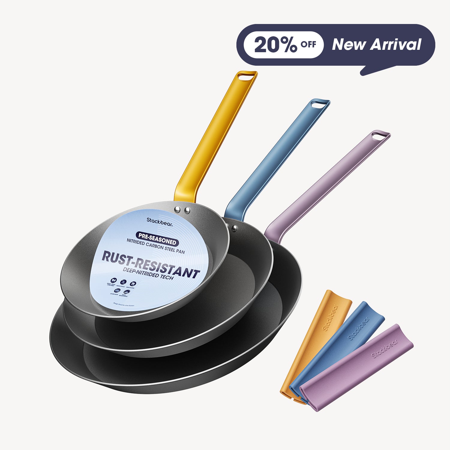 VinNest Carbon Steel Frying Pan