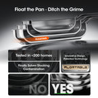 SizzleNest Stainless Steel Frying Pan