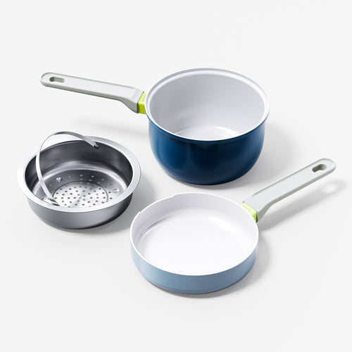 TriNest  3-in-1 Stackable Cookware Set