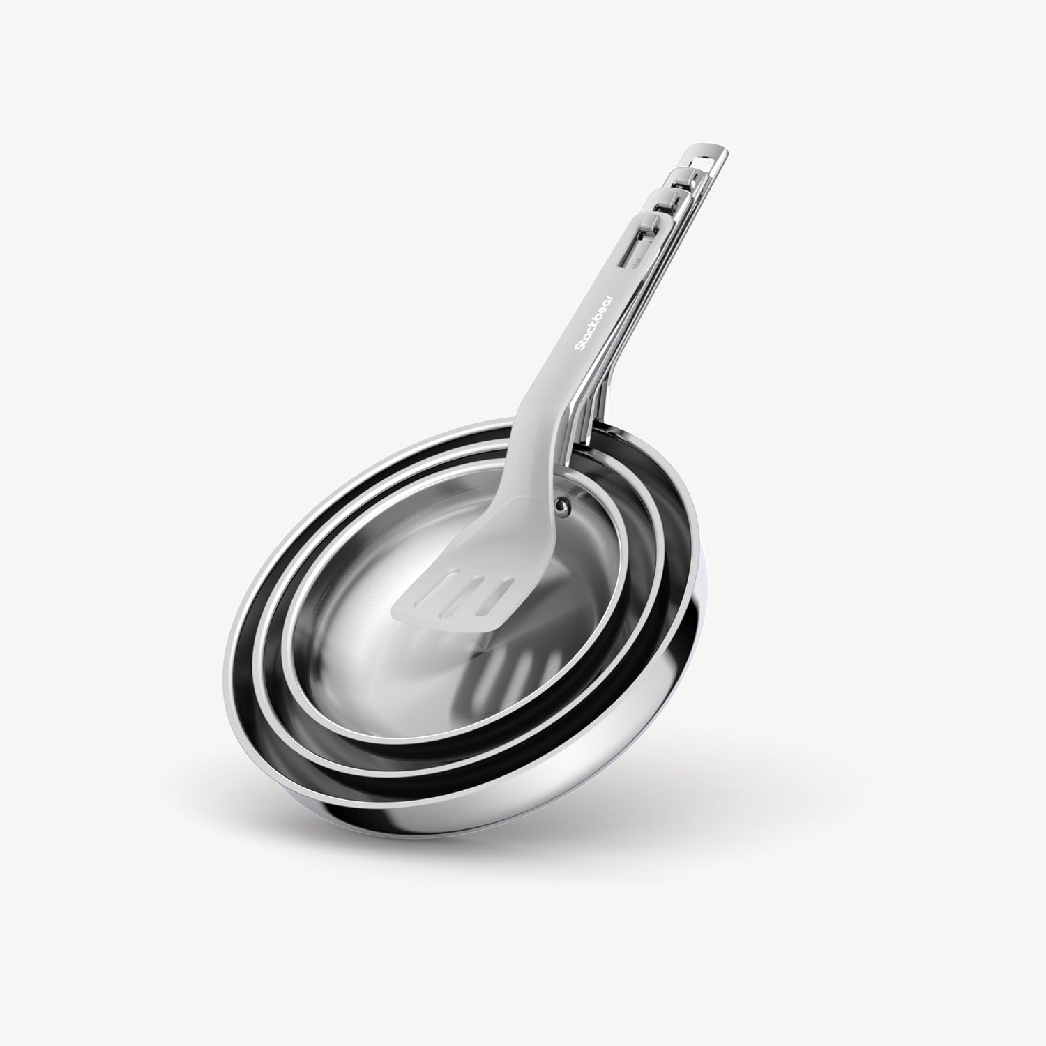 SizzleNest Stainless Steel Frying Pan