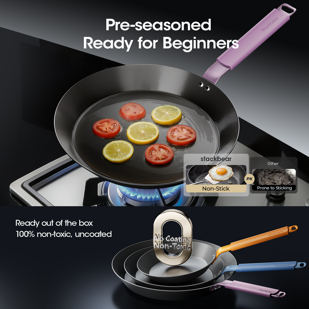 VinNest Carbon Steel Frying Pan