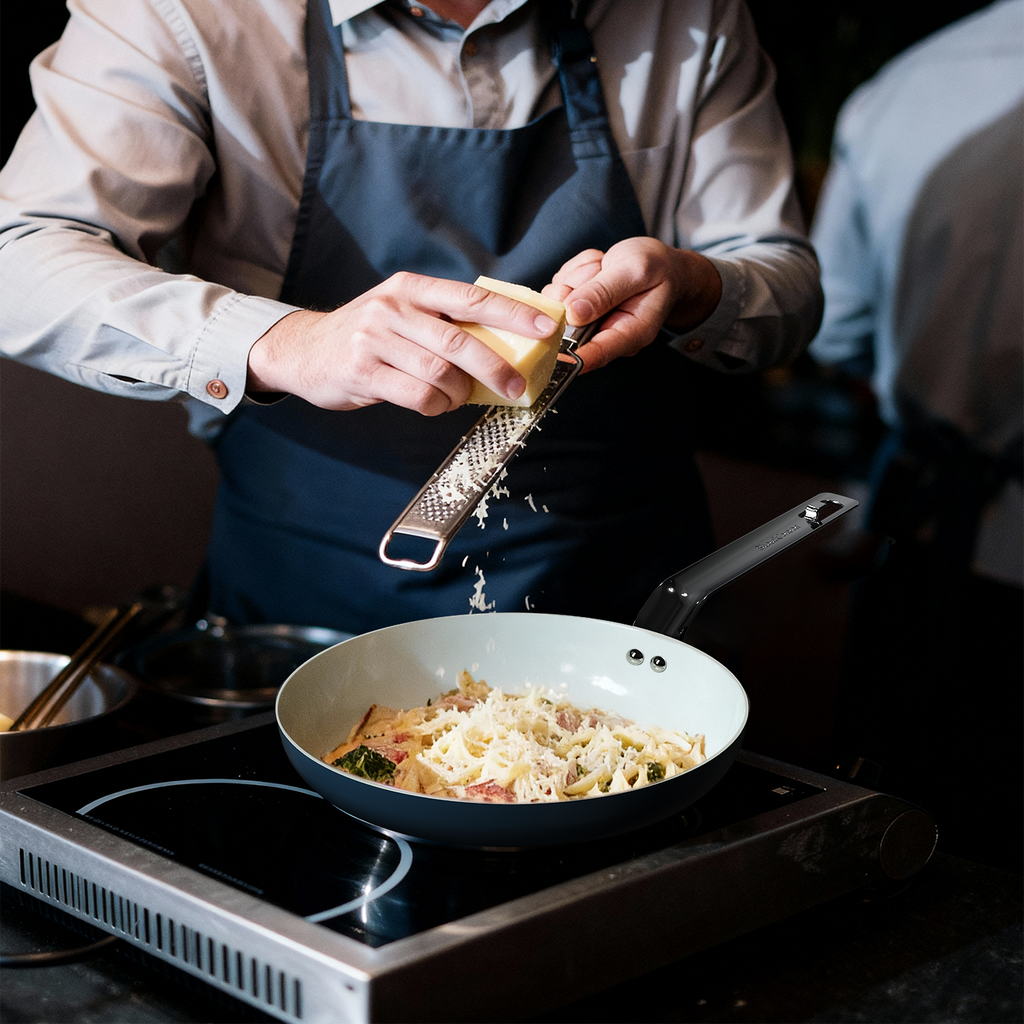 SizzleNest Ceramic Nonstick Frying Pan Set