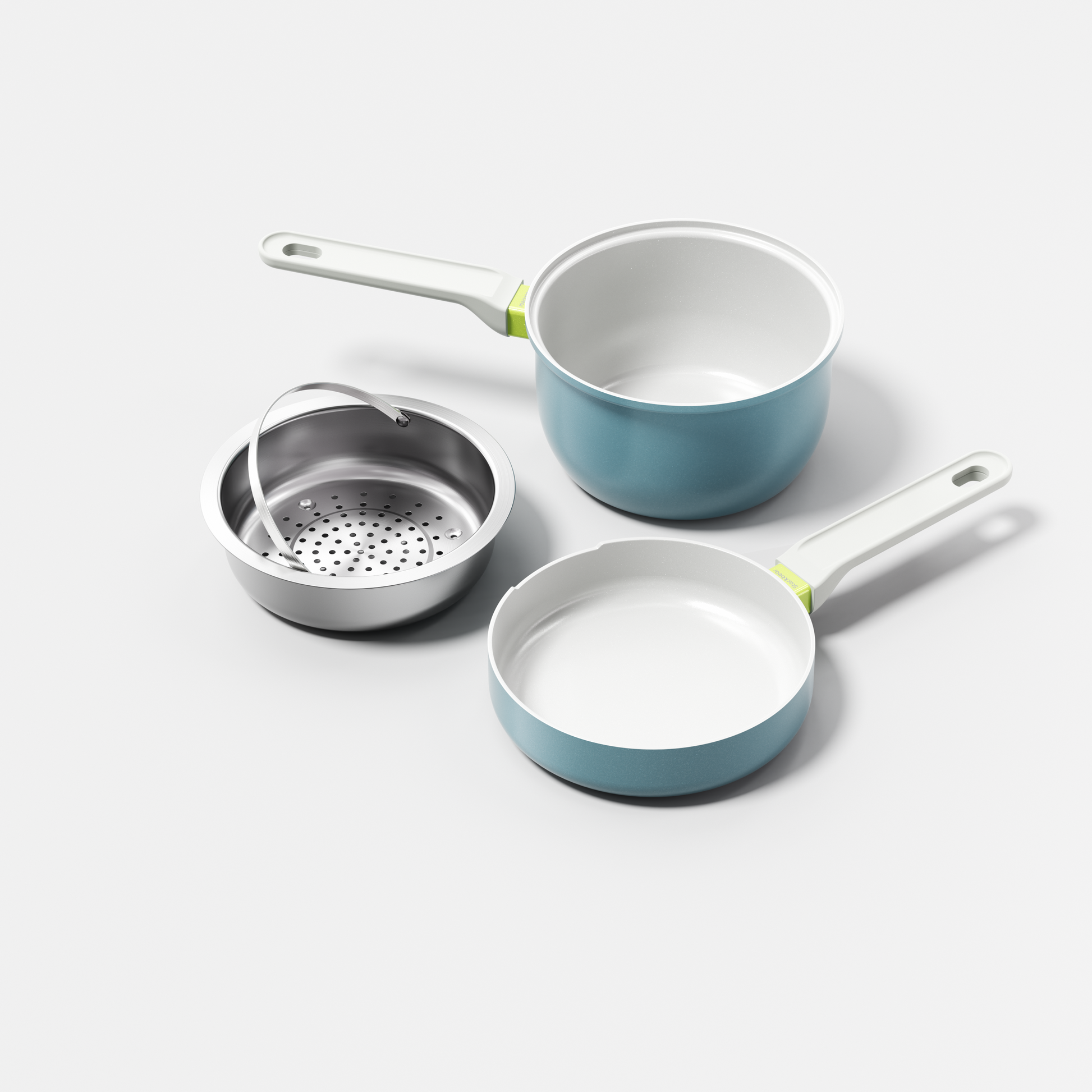 TriNest  3-in-1 Stackable Cookware Set
