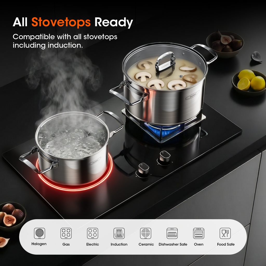 InnerNest Stainless Steel Pot Set
