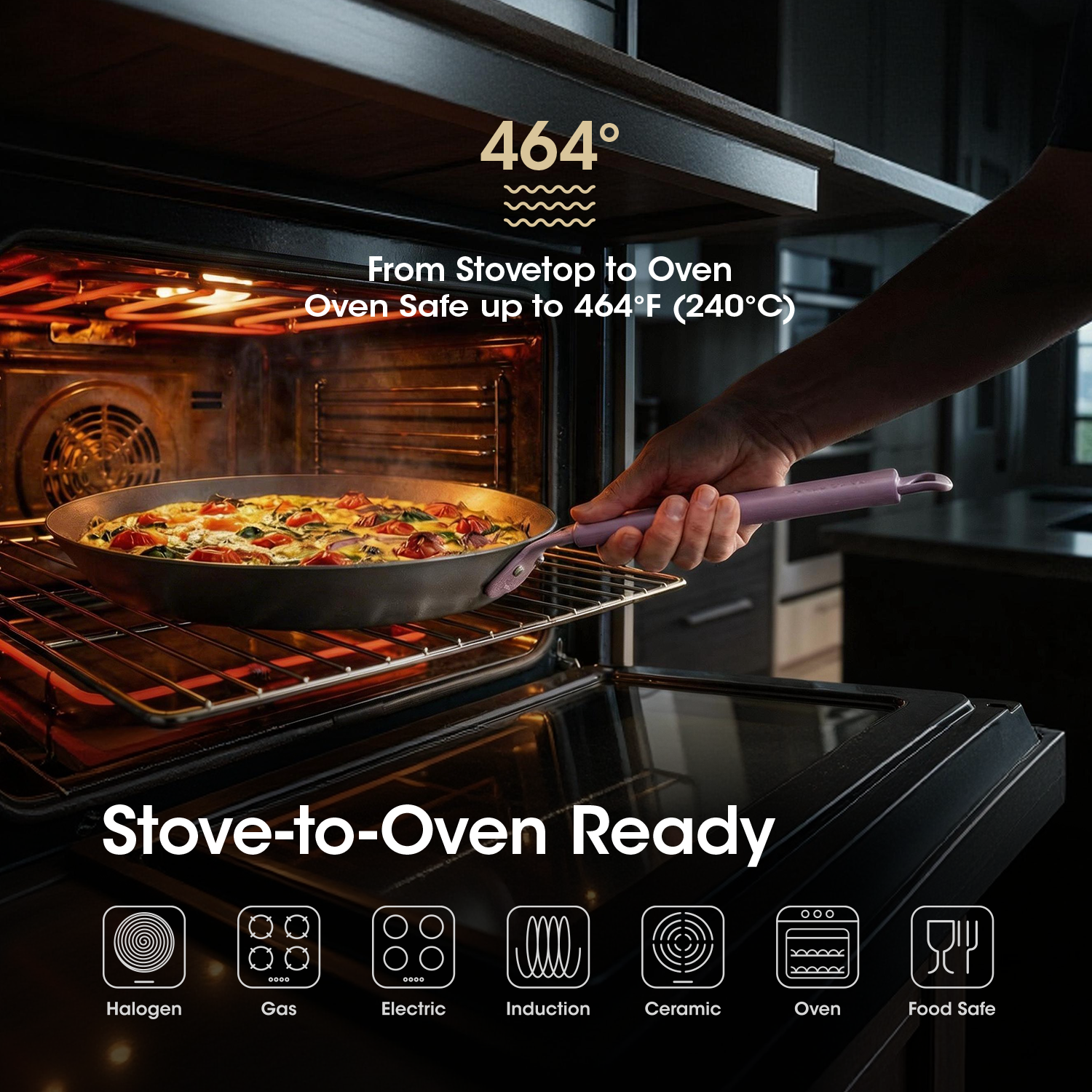VinNest Carbon Steel Frying Pan
