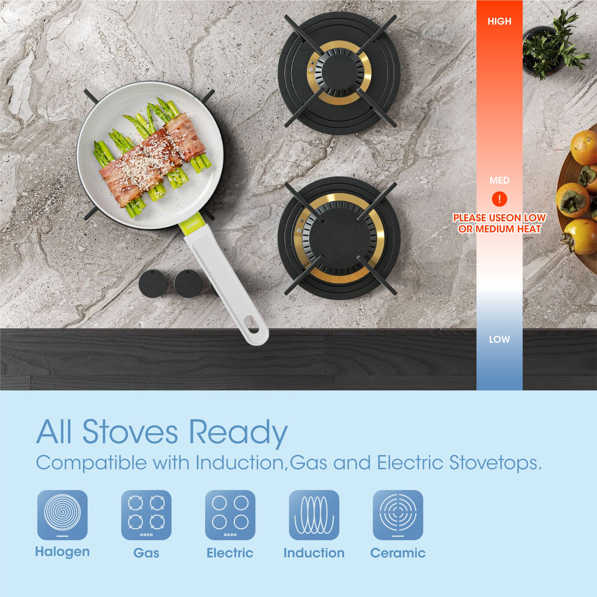 TriNest  3-in-1 Stackable Cookware Set