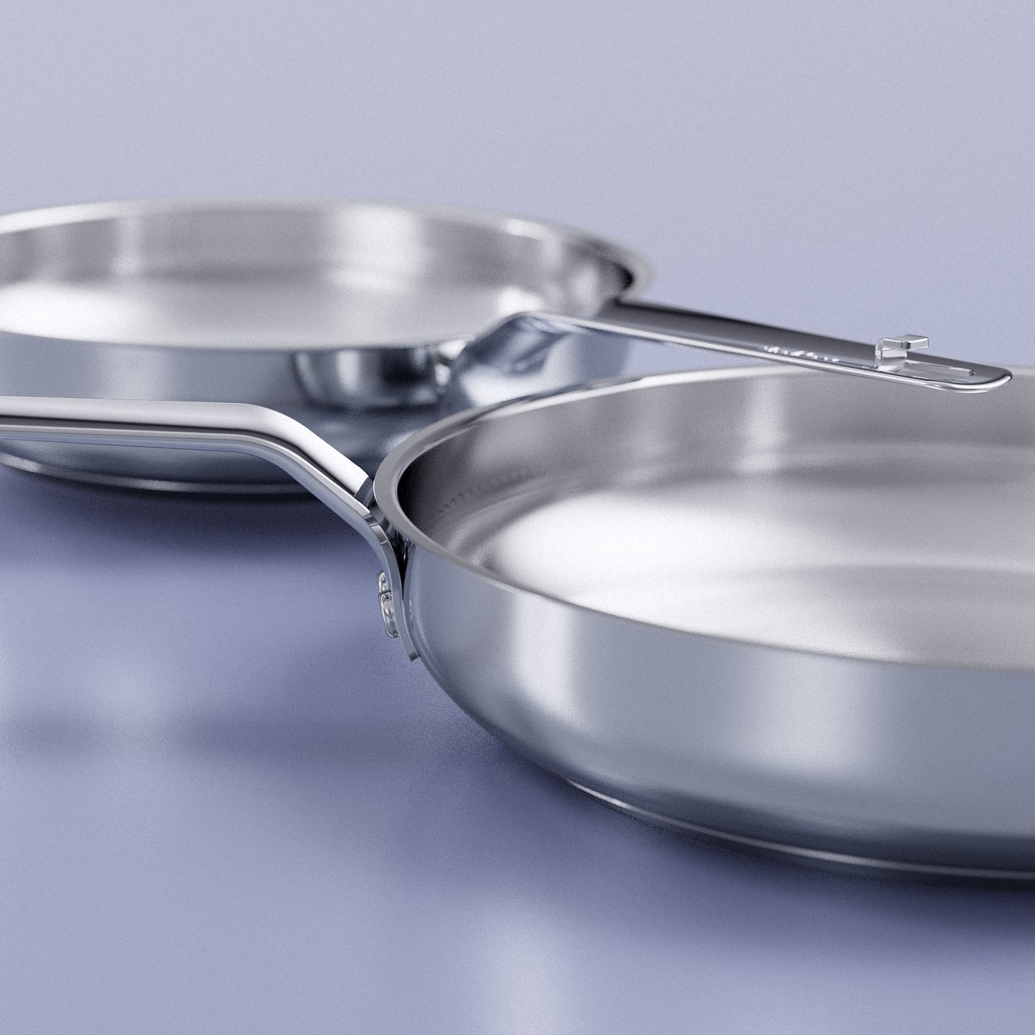 SizzleNest Stainless Steel Frying Pan