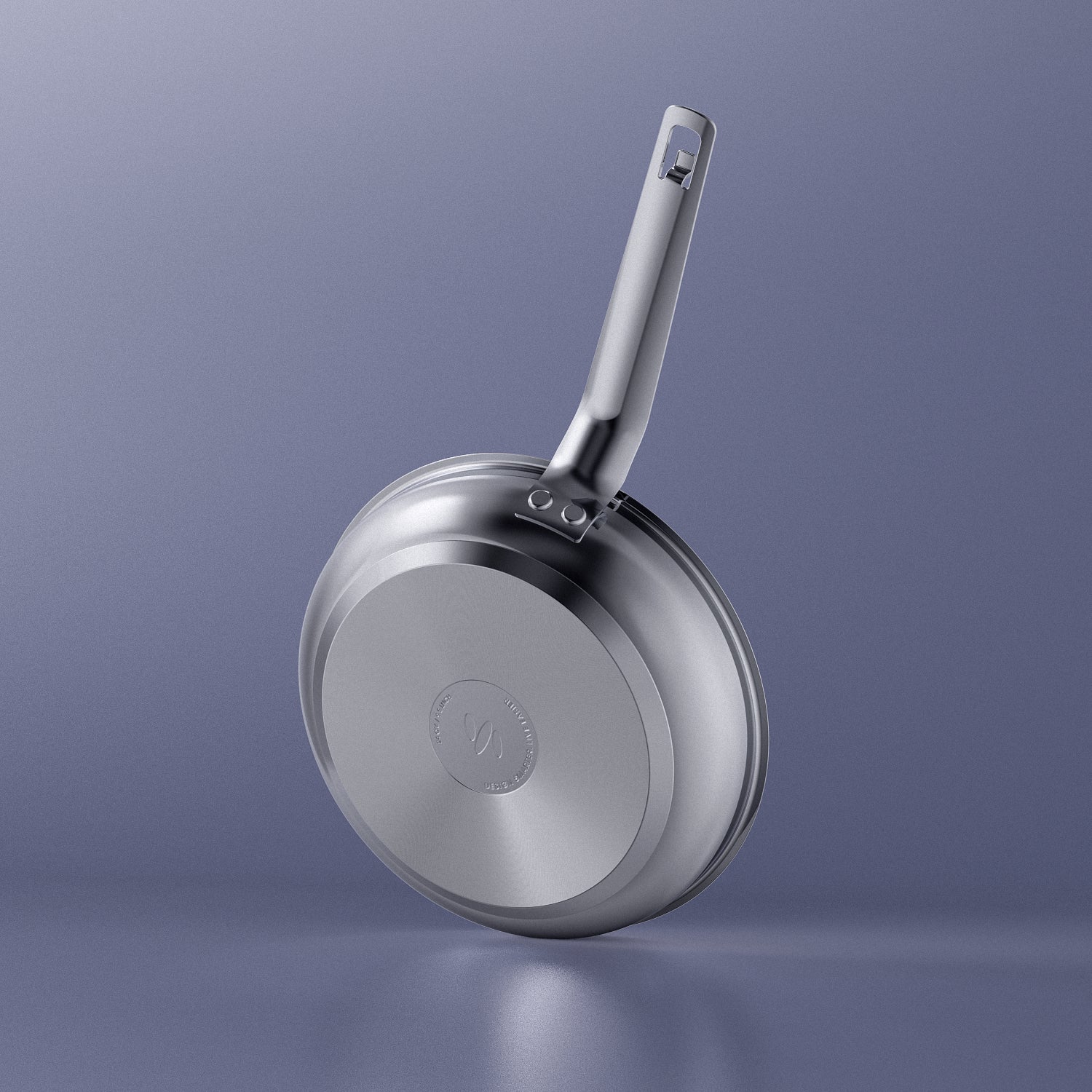 SizzleNest Stainless Steel Frying Pan