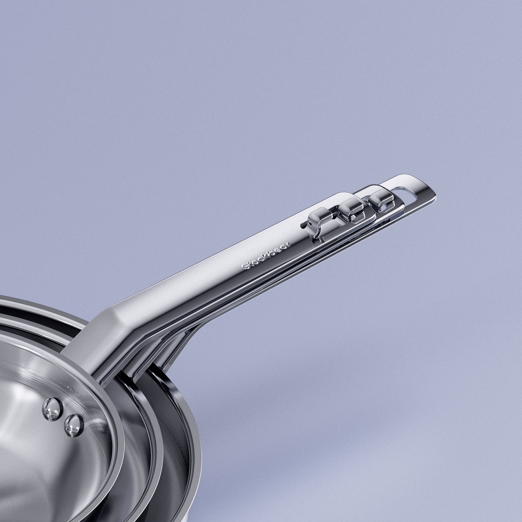 SizzleNest Stainless Steel Frying Pan