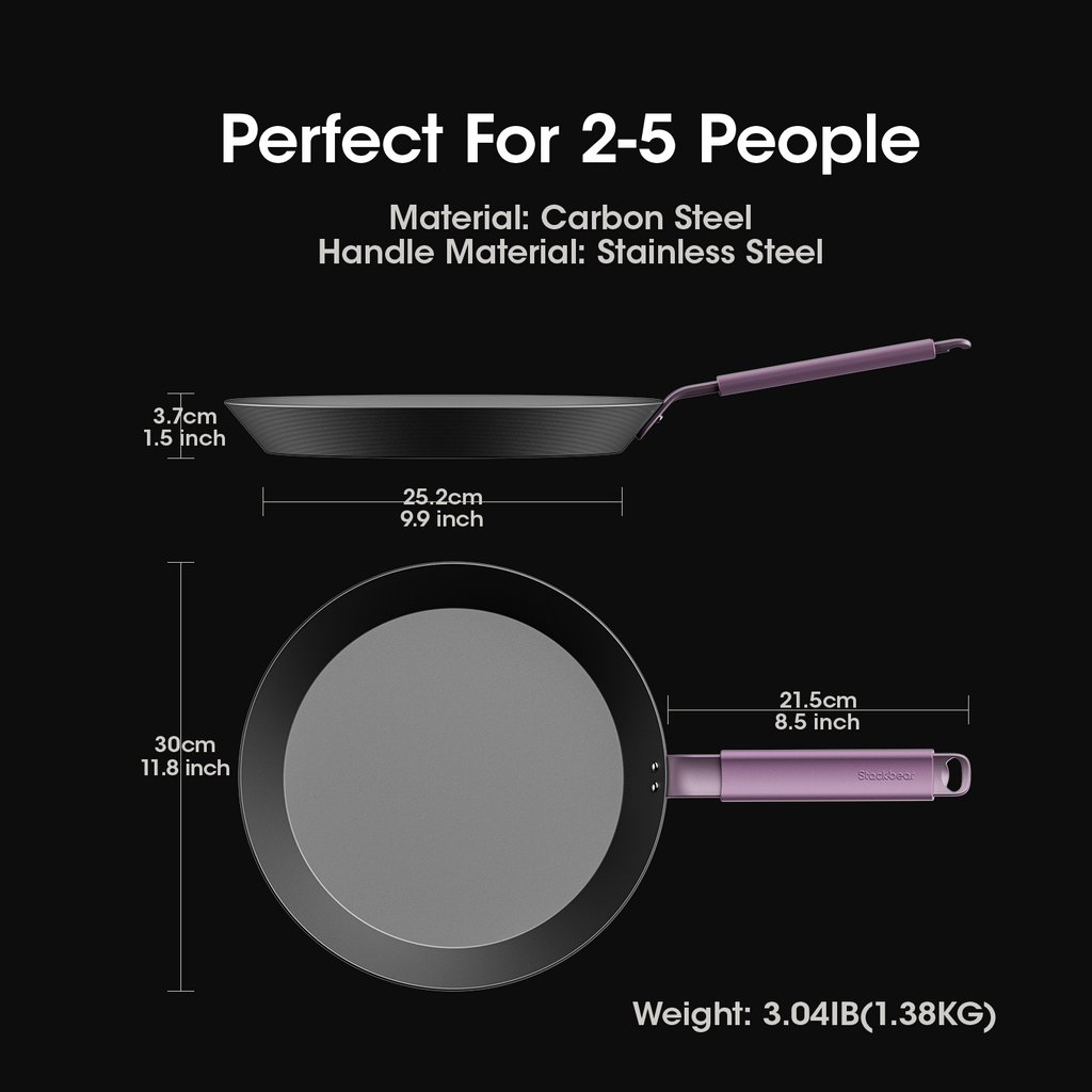 VinNest Carbon Steel Frying Pan