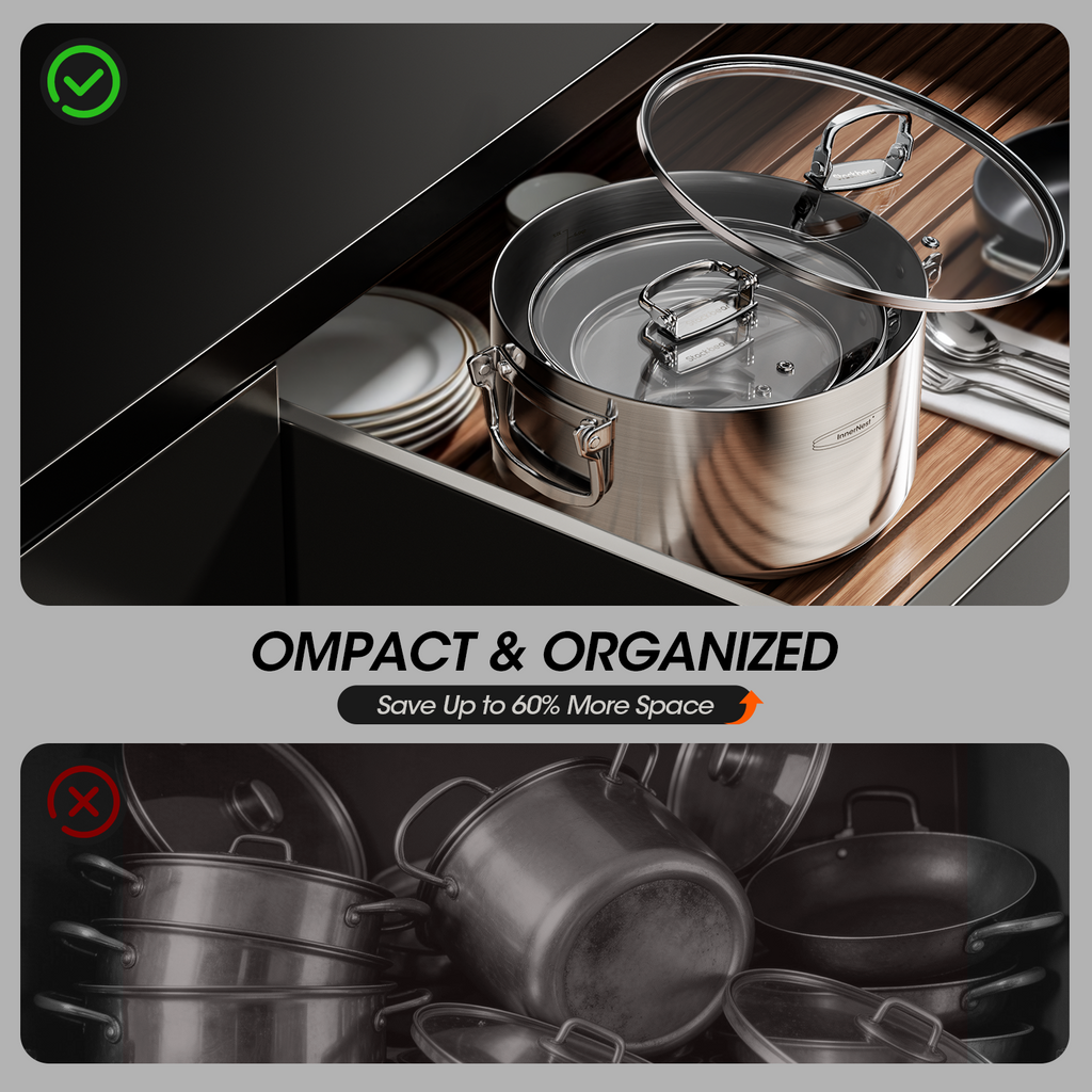 InnerNest Stainless Steel Pot Set